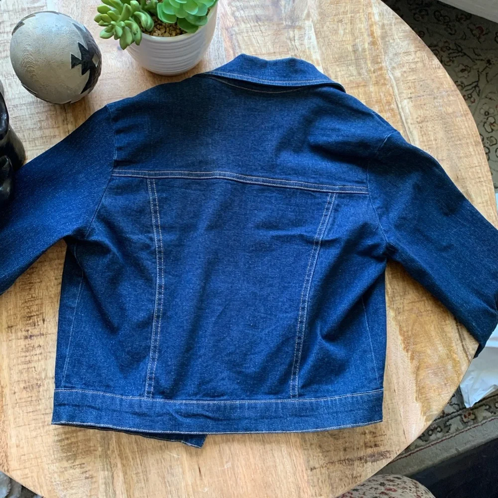 BUGLE BOY crop Blue denim jacket